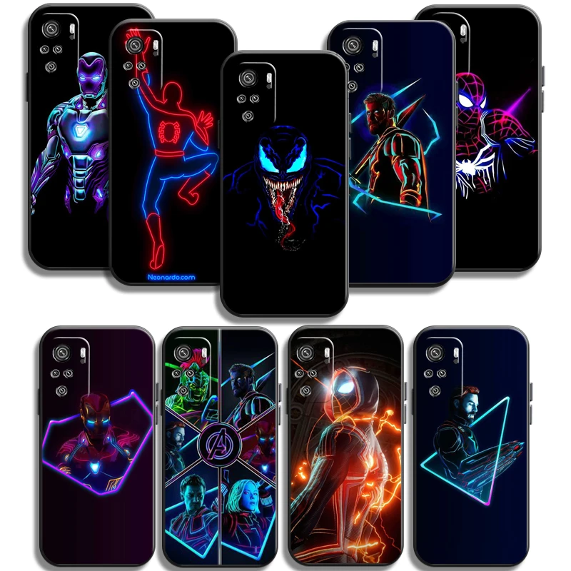 

Marvel Comics LOGO Phone Cases For Xiaomi Redmi Redmi 7 7A Note 8 Pro 8T 8 2021 8 7 7 Pro 8 8A 8 Pro Cases Carcasa Coque Funda