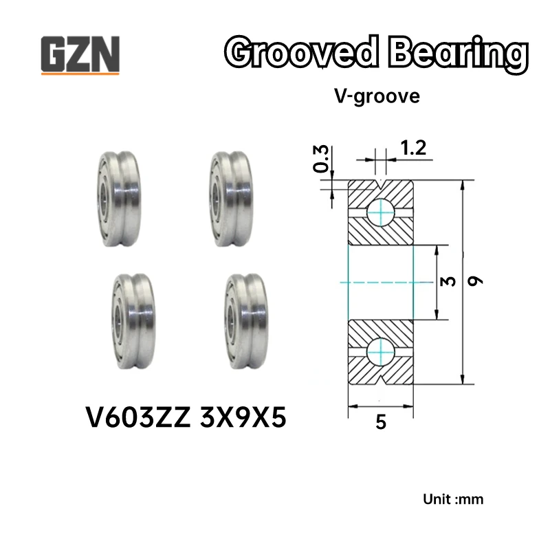 

Подшипники V-groove V603 V604 V605 V606 V607 V608 V609