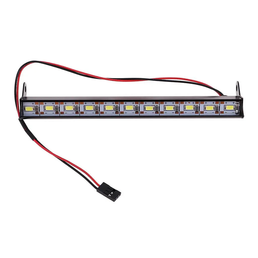 Metal Roof Lamp LED Light Bar for 1/10 RC Rock Crawler RC4WD D90 CC01 Parts |