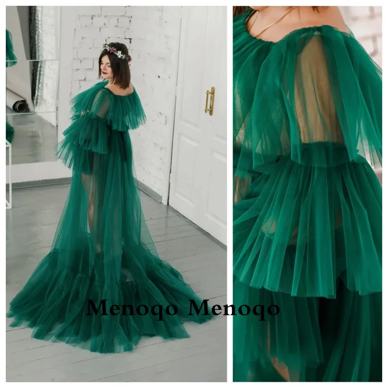 

Women's Prom Dresses Long V-Neck Tulle Formal Evening Gowns