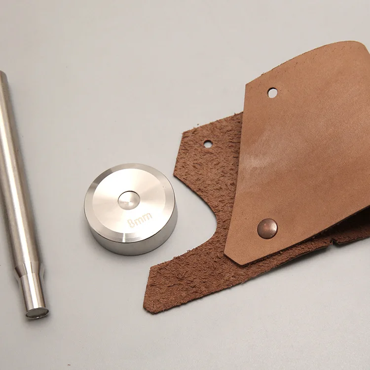 Инструмент для работы с кожей из нержавеющей стали инструмент высечки отверстий