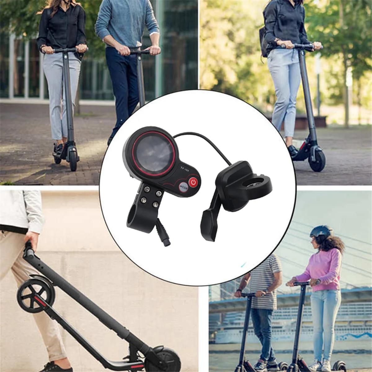 6PIN TF-100 ЖК-дисплей дроссельной заслонки для большого пальца Kugoo M4/M4 Pro приборная