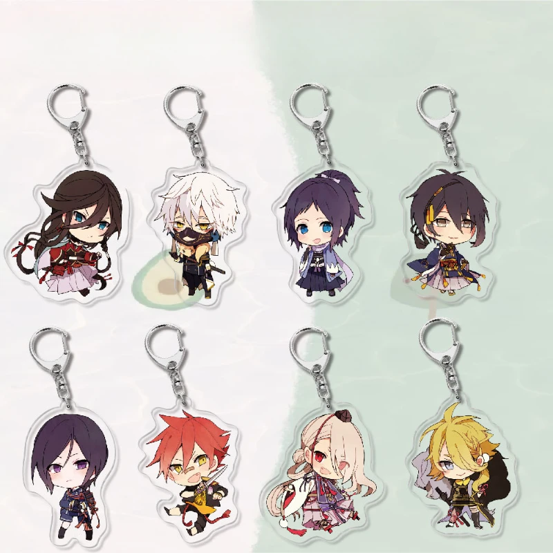 Tsurumaru Kuninaga популярная игра двумерные периферийные акриловые брелки рюкзак кулон