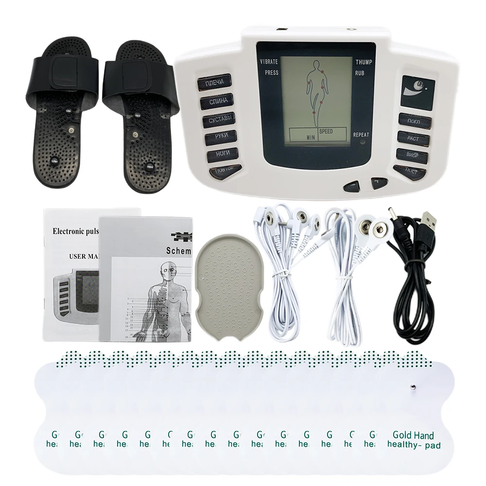 

Электронный стимулятор мышц, зеркальная терапия, устройство для массажа всего тела, аппарат для меридианов, вибрирующий массажер для ног