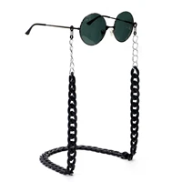 acrylic matte black glasses chain sunglasses rope non slip eyeglass chains lanyard holder accessories