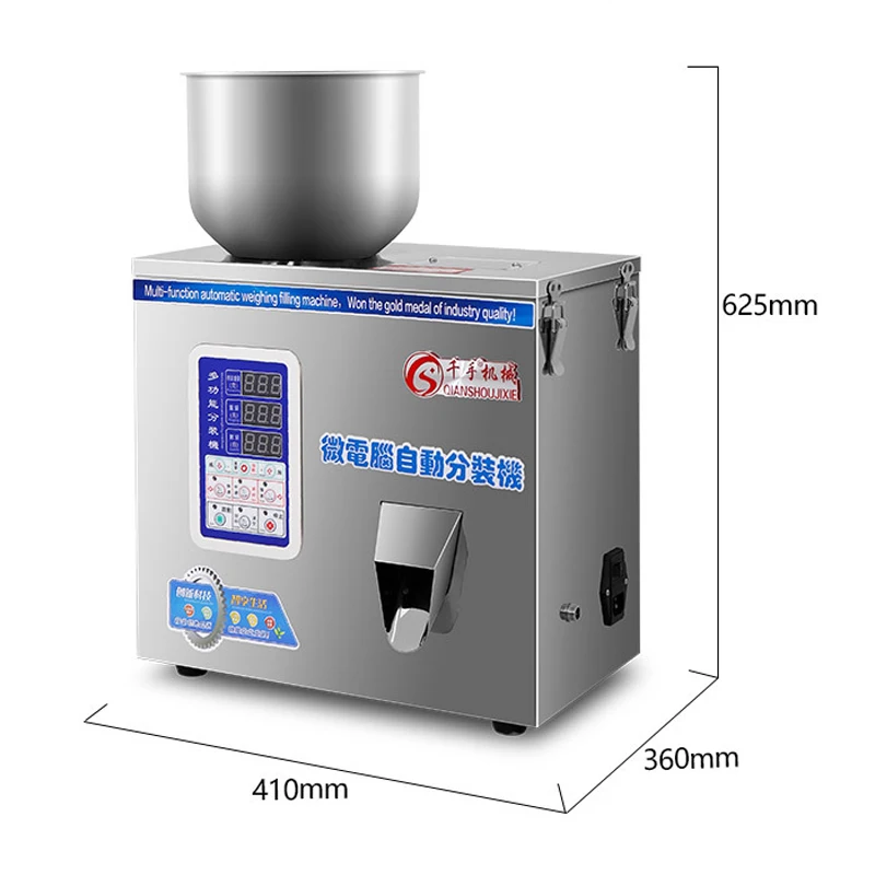 Quantitative Füllung Maschine Manuelle Befüllung Maschine Automatische Füllung Maschine Automatische Dispenser Granulat Pulver Dispenser