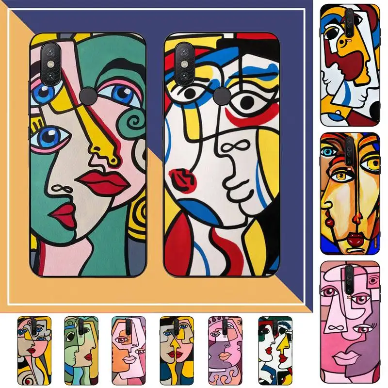 

Picasso Abstract Art Phone Case for Redmi Note 8 7 9 4 6 pro max T X 5A 3 10 lite pro