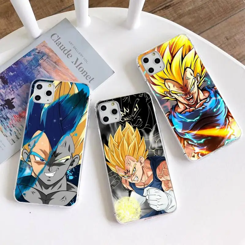 

Dragon Ball Z Vegeta IV Bejita Yonsei Phone Case For iphone 13 12 11 Pro Mini XS Max 8 7 Plus X SE 2020 XR Silicone Soft cover