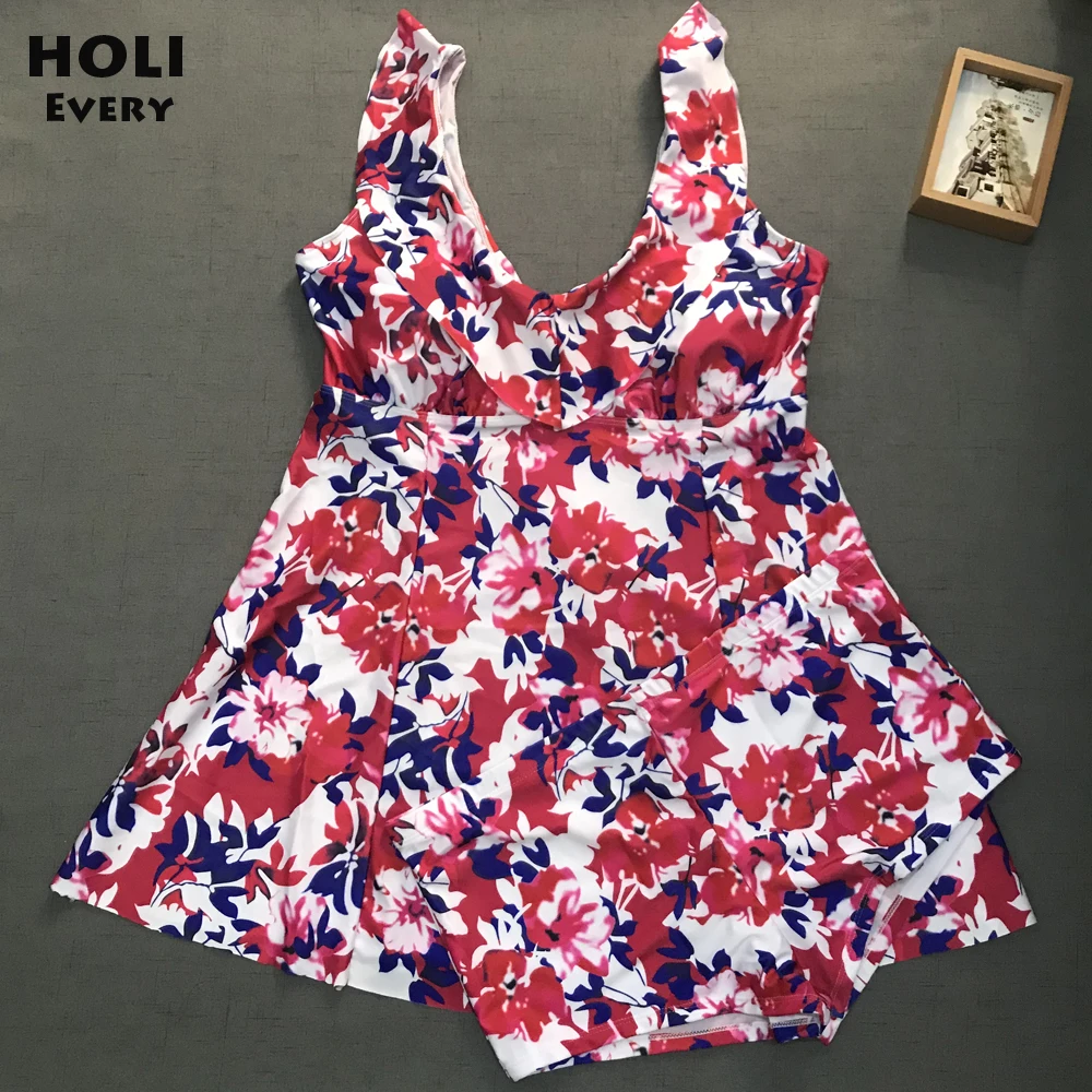 Женский раздельный купальник танкини большого размера пляжная одежда XXXL Badpak 35