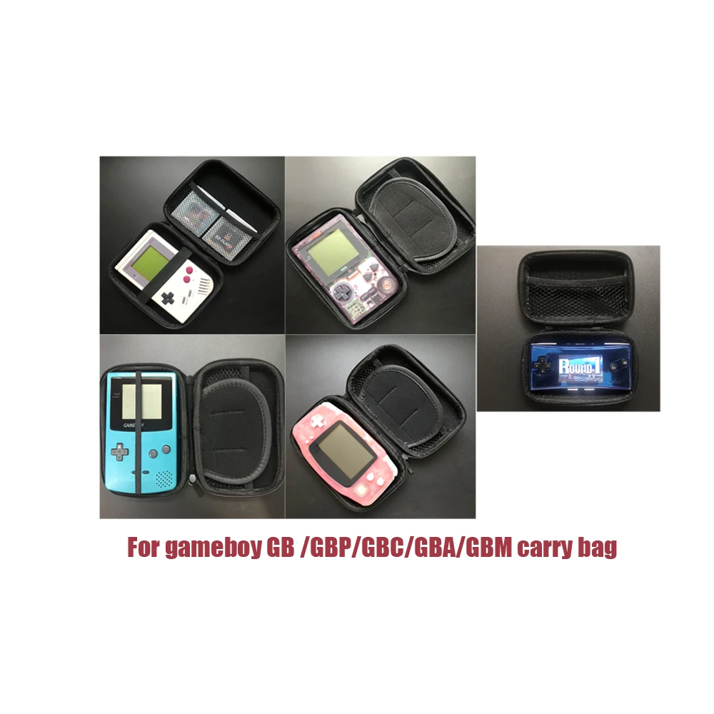 

10PCS EVA Hard Case Bag Pouch Protective Carry Cover game console protective bag for gameboy GB /GBP/GBC/GBA/GBM carry bag