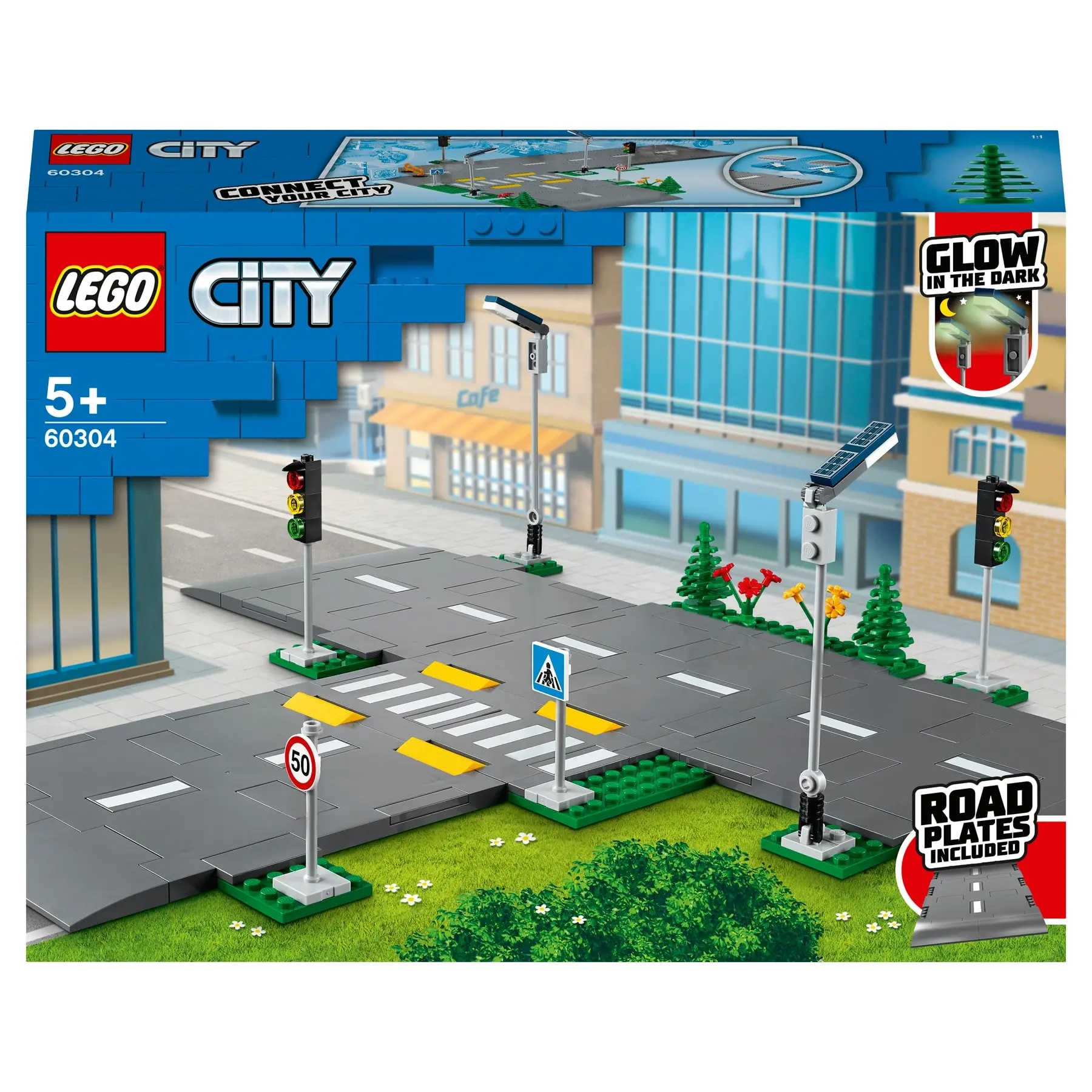 Конструктор LEGO City Town 60304 Дорожные пластины |