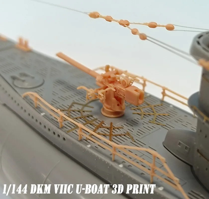 Фото Модель YZ YZ-002 1/144 DKM VIIC U-BOAT 3D PRINT для Trumpeter 05912 №2