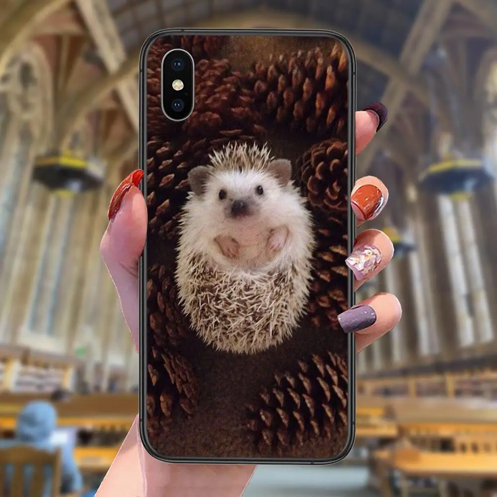 Водонепроницаемый чехол с рисунком ежа для Xiaomi Redmi 9 9A 9C 8A Pro Max K40 Plus |
