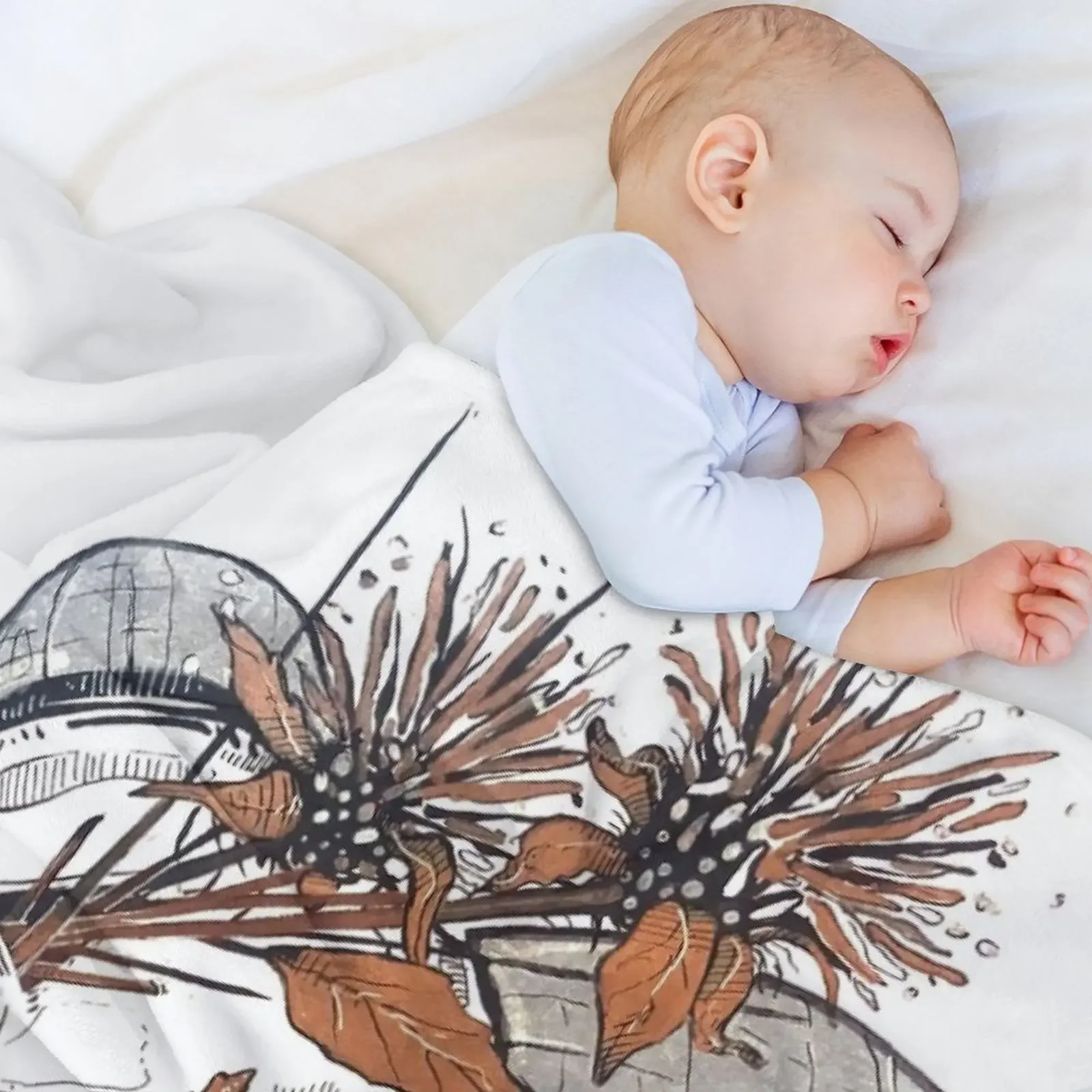 Одеяло для пикника MorbidiTea - Earl Grey с ОЗУ и черепом роскошные брендовые Утяжеленные