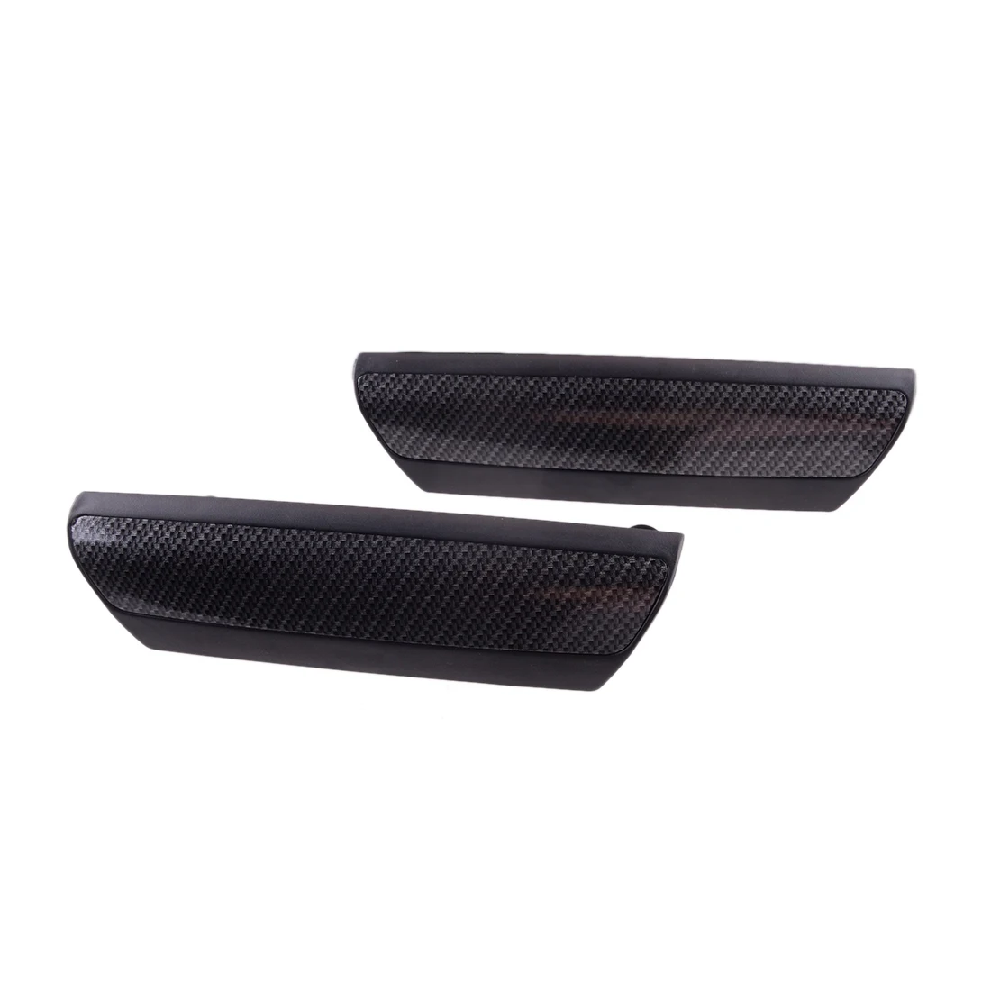 

2Pcs Black Carbon Fiber Style ABS Car Interior Door Handle Cover Bracket Fit for VW T5 2003-2015 7H0867179 7H0867180F 7H0867179B