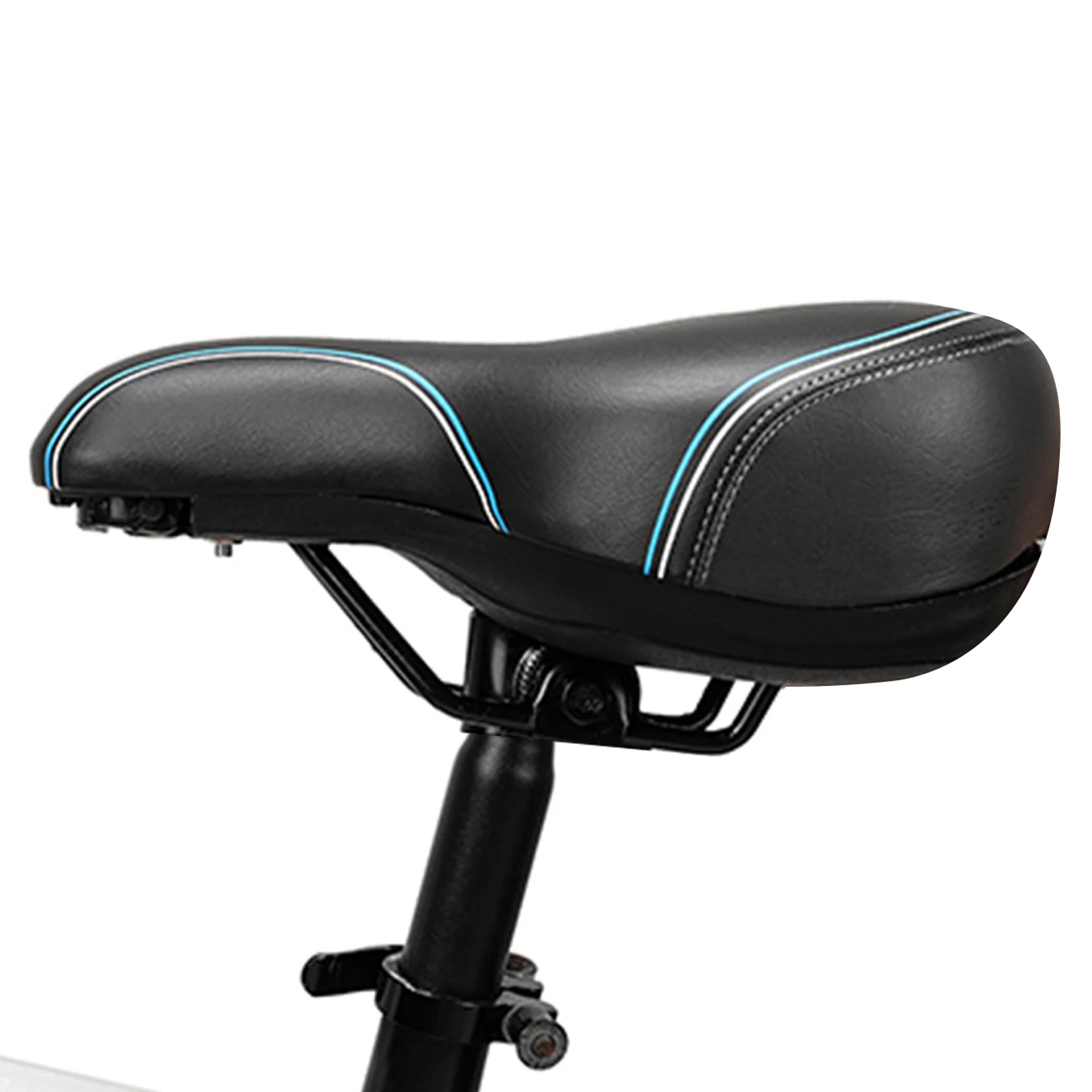 

Bicycle Seat Storage Saddle Extra Wide Bicycle Saddle Fits Universal Bikes Oversized Cushion For Exercise Road Mountain Bikes