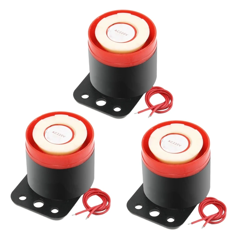 

3X BJ - 190 децибел 220 В переменного тока сирен электронная сигнализация Звук Вибрация шум