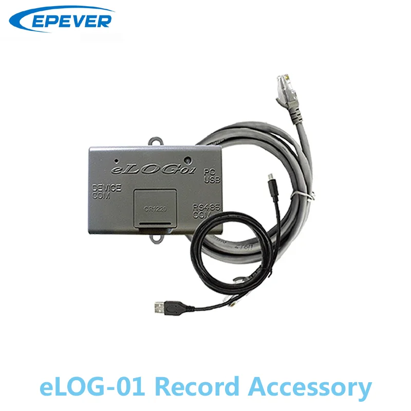 EPEVER eLOG01 записывающий аксессуар, совместимый с трассировщиком-AN/BN TRIRON-N Series MPPT, Солнечный контроллер интерфейса RS485