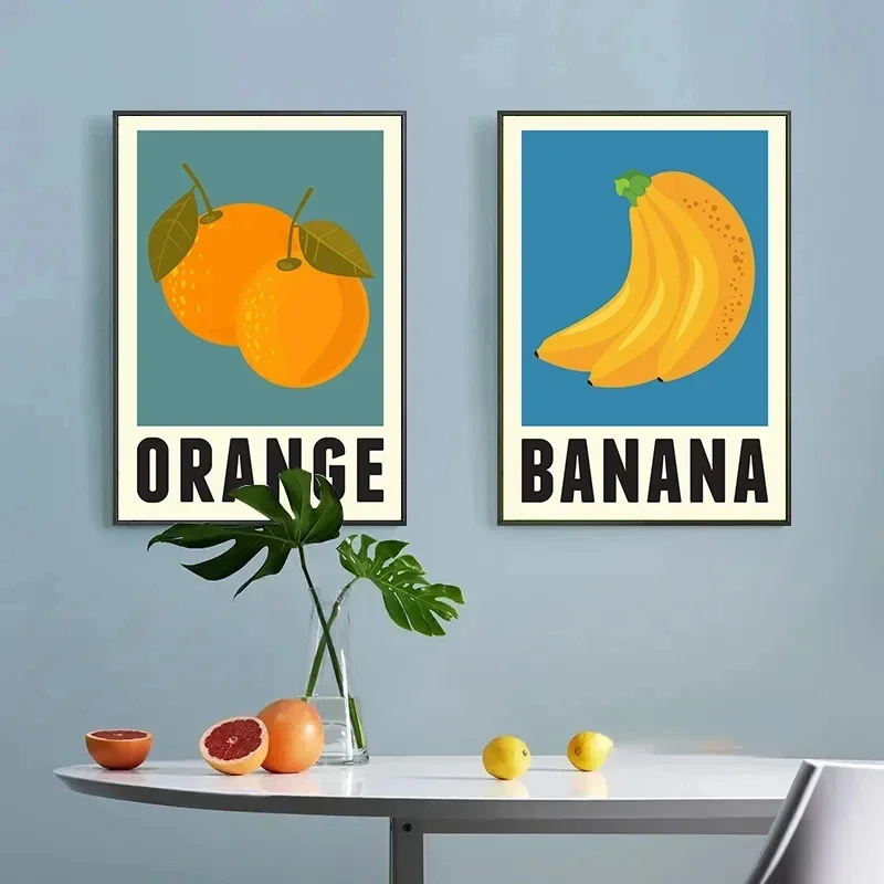 Постер для рисования фруктов