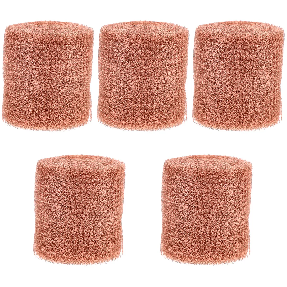

5x Coarse Wire Copper Copper Hole Blocker Copper Mesh Building Hole Filler Copper Fill Fabric Copper Wire Mesh