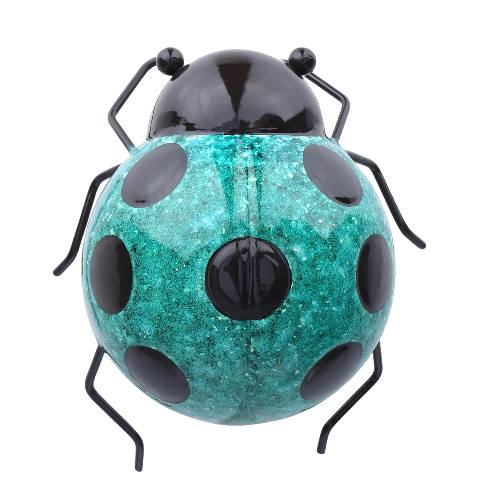 

Patio Garden Yard Hotel Iron Art Modern Indoor Outdoor Office Lawn Home Decor Landscape Ladybird Statue Backyard Ornaments