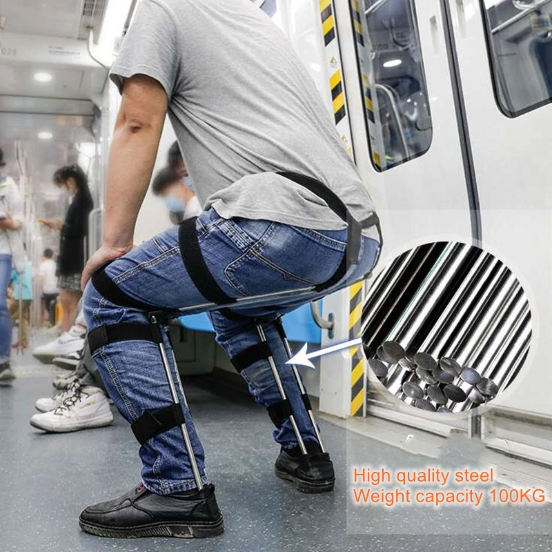 Less Chair Wearable Invisible Seat Artifact Exoskeleton Chairless Chair Chair Human Wearable Chair Magic