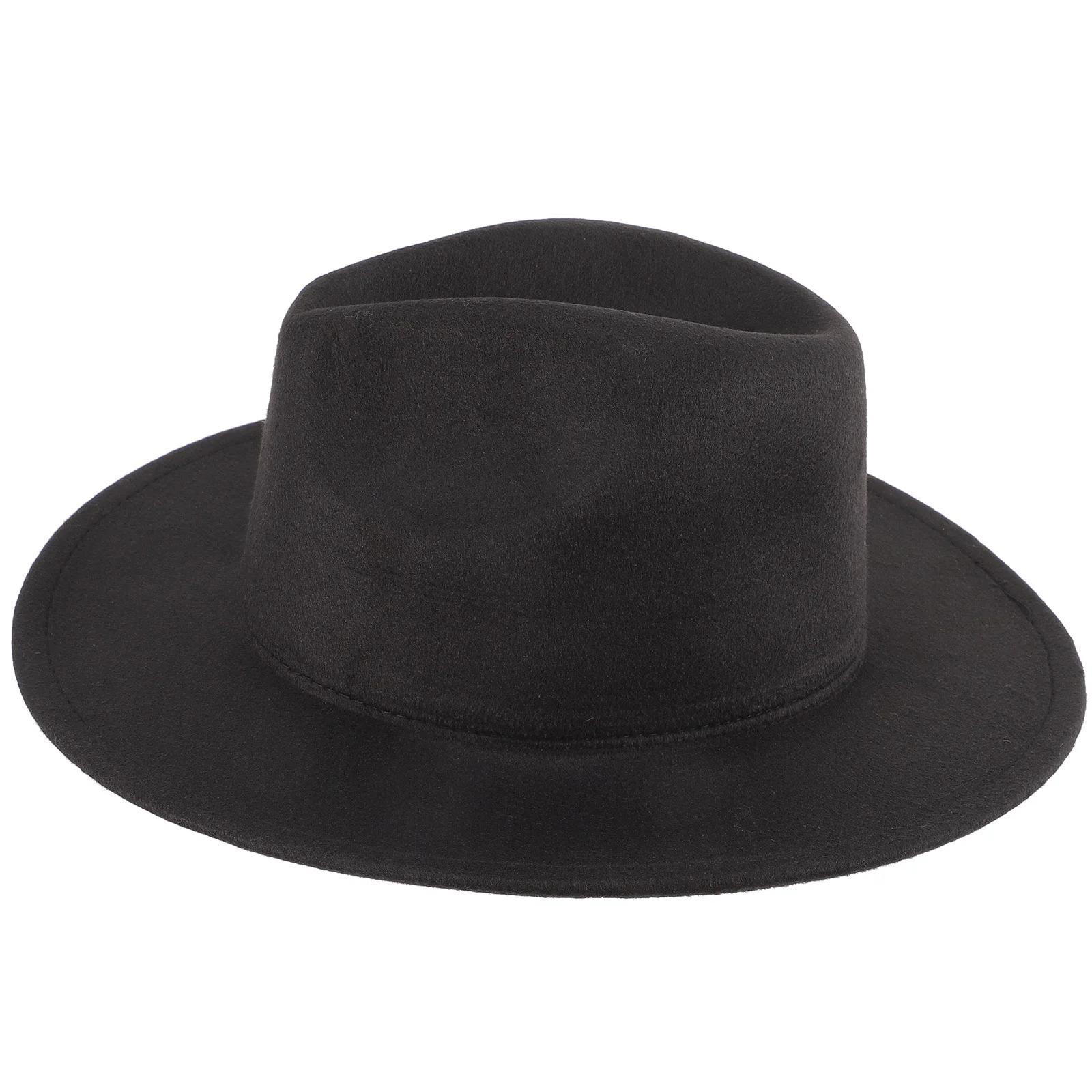 

Classic Fedoras Hats Wide Brim Jazz Hat Men Fashionable Costume Accessories