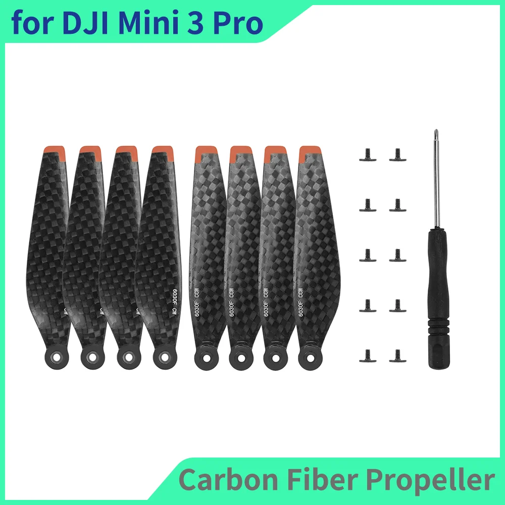 

For DJI Mini 3 Pro Carbon Fiber Propeller 6030F Foldable Props Blades Accessories High Strength Rigid Lightweight Propellers