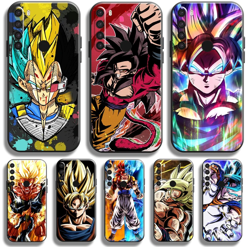 

Japan Anime Dragon Ball Goku For Xiaomi Redmi 8 8A For Redmi Note 8 8T Pro Phone Case Liquid Silicon Coque TPU Back Carcasa