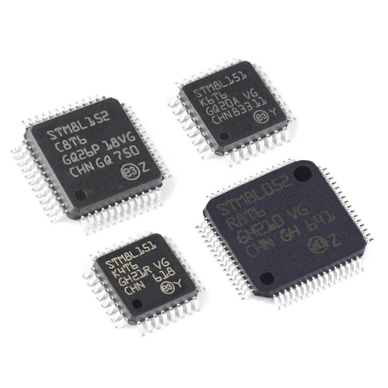 

5PCS STM8L052 8L101 8L151 8L152 K3T6 K4T6 K6T6 C6T6 C8T6 R8T6 LQFP 16 MHZ / 16 KB / 32 KB, 64 KB flash / 8-bit microcont