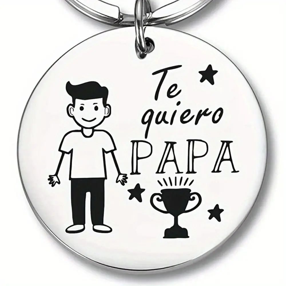 Брелок из нержавеющей стали на день отца отвертка автомобиль Испания Te Quiero PAPA