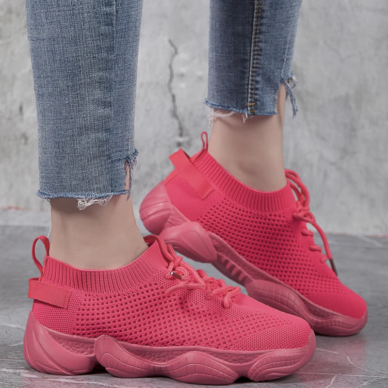 Men Women Casual Shoes Slip-on Walking Sneakers Unisex Breathable Flats Shoes Tennis