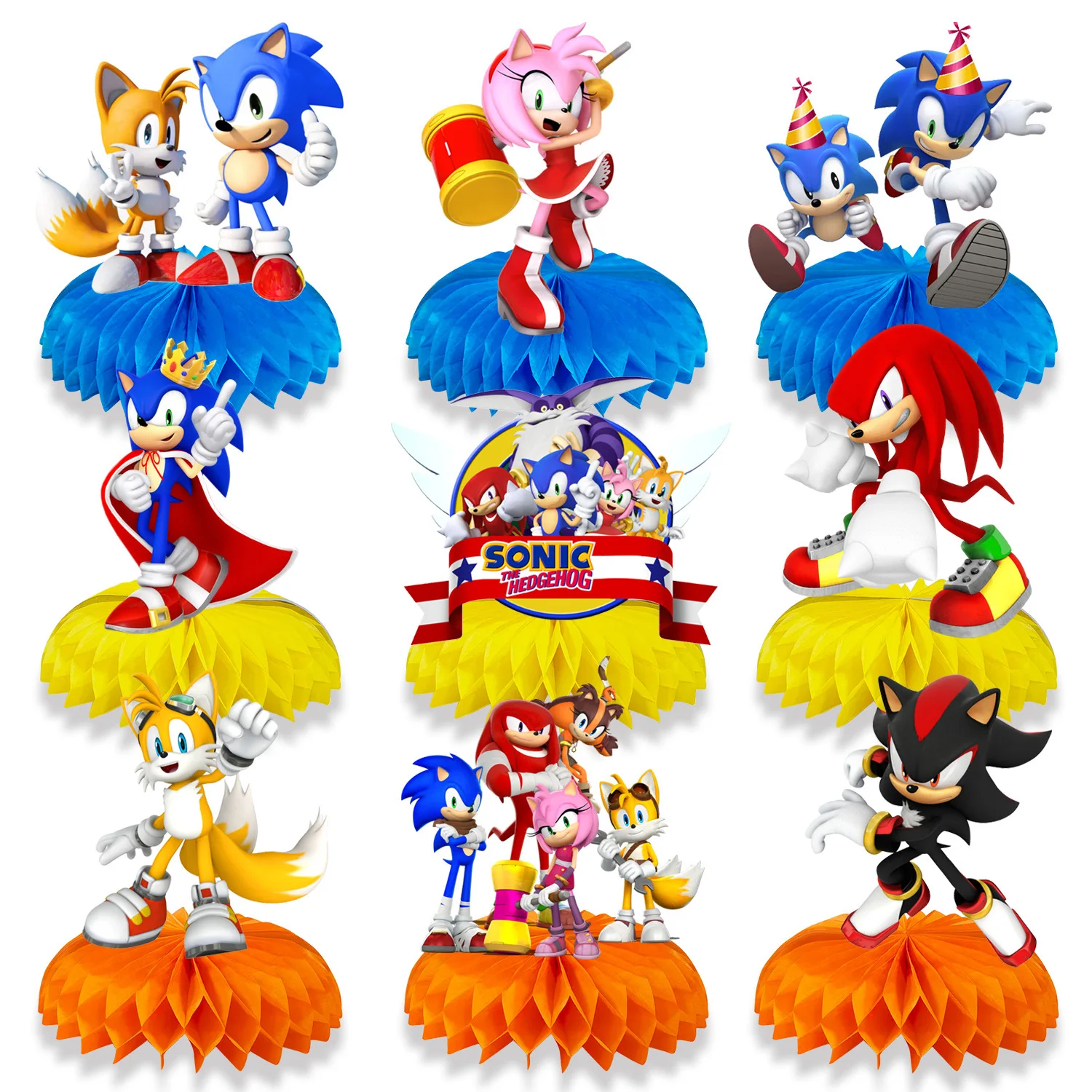 

Аниме мультфильм звуковая тема вечевечерние соты орнамент настольное украшение принадлежности День Рождения Вечеринка соты орнамент набо...