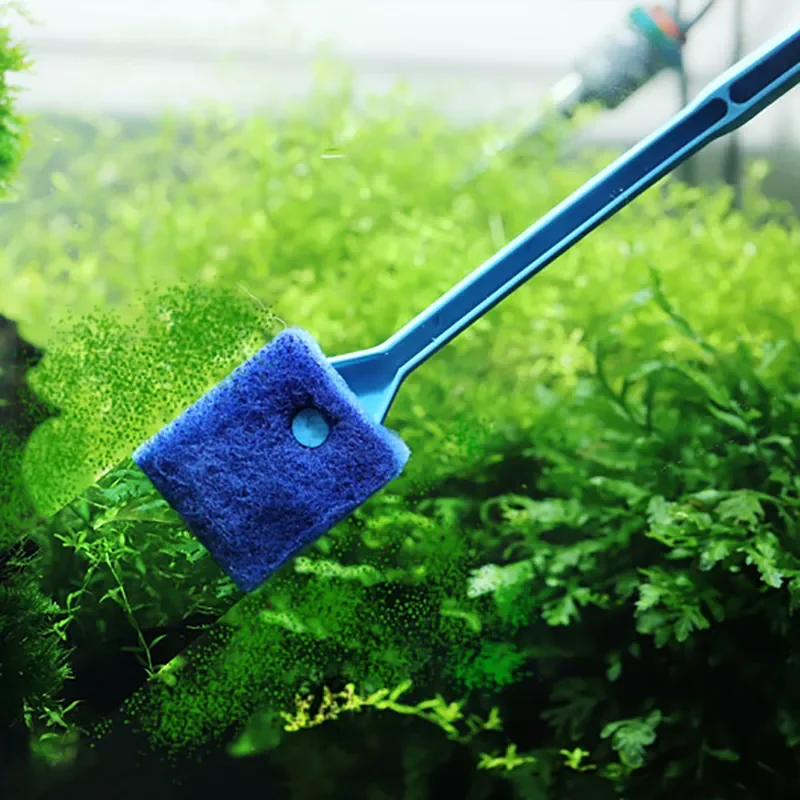 

Fish Tank Brush Aquarium Fish Tank Glass Plant Cleaning Brushes Floating Clean Window Algae Scraper Sponge Accessories Tools
