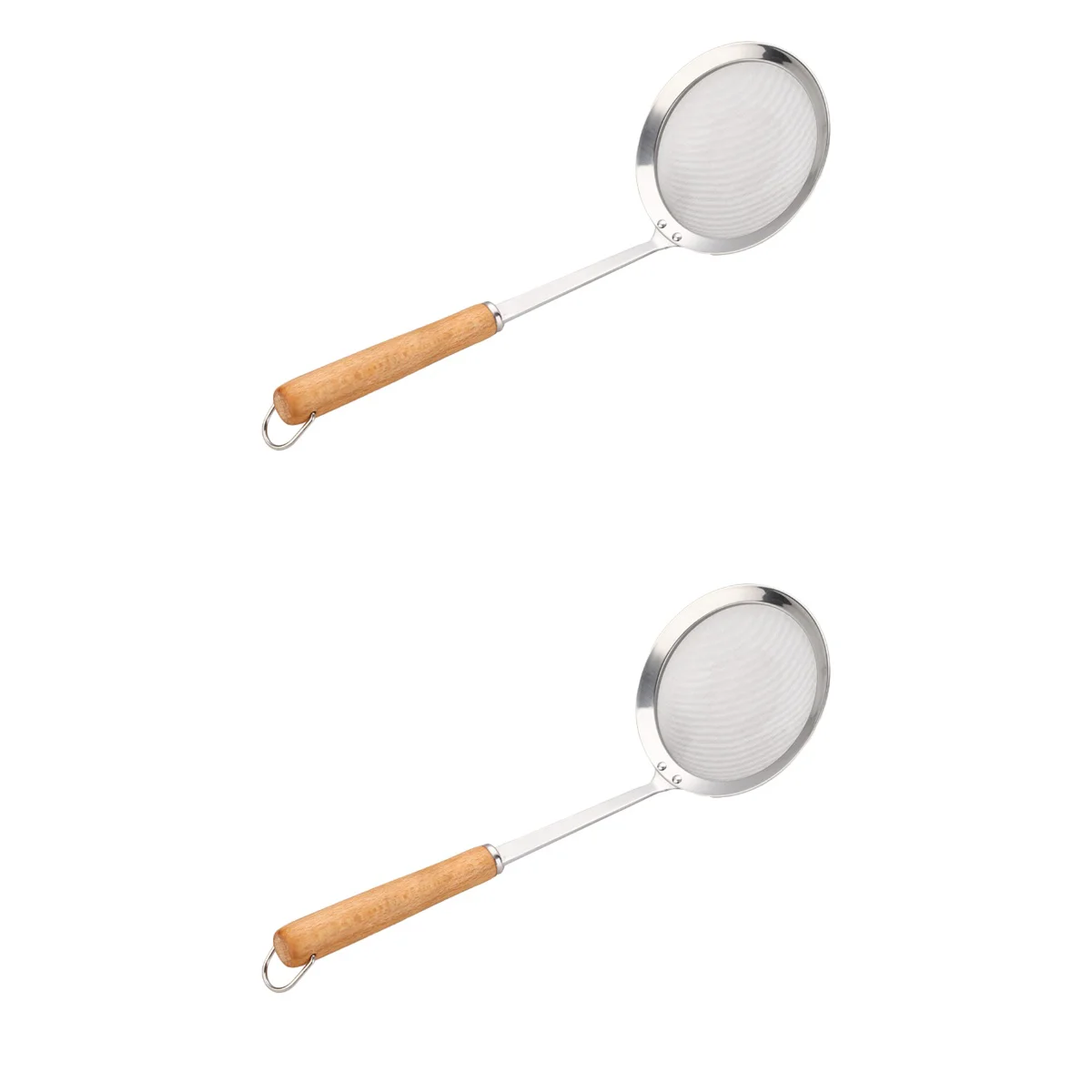 

Sieve Mesh Strainer Handle Metal Finefilter Kitchen Colander Steel Tea Stainless Sifters Sifter Flour Coffee Sieveslong Skimmer