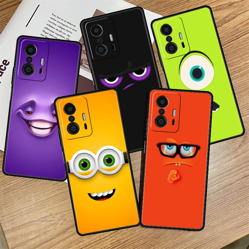 

Cover Case for Xiaomi Redmi K40 K40S K50 Gaming 11T 12 12X Pro Plus Shell Bag Soft Luxury Funda Fashion Funny Smiley Faces