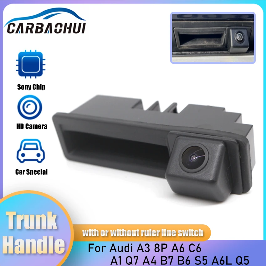 

170° HD CCD 1080P Car Rear View Camera For Audi A3 8P A6 C6 A1 Q7 A4 B7 B6 S5 A6L Q5 Night Vision Reverse Reversing Vehicle