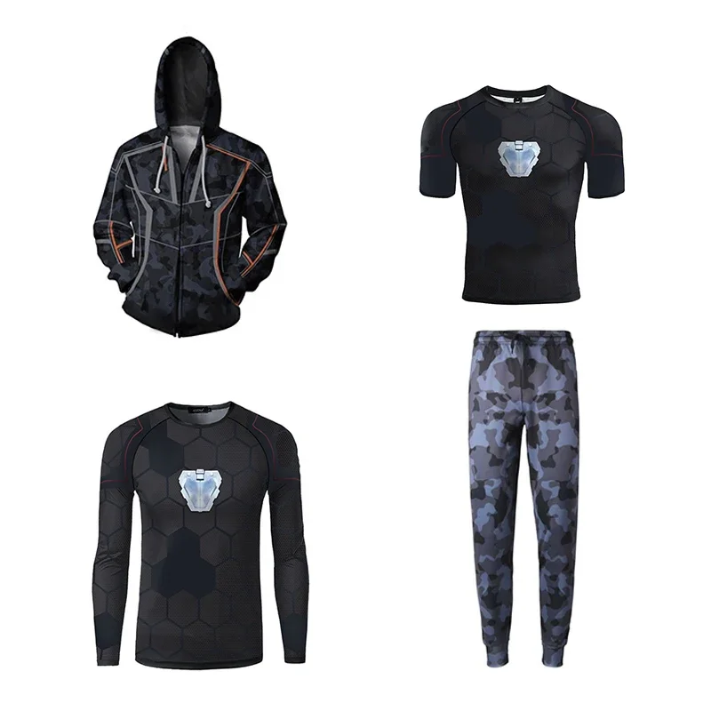 Футболка для бега с надписью Infinity War спортивные брюки толстовка капюшоном на