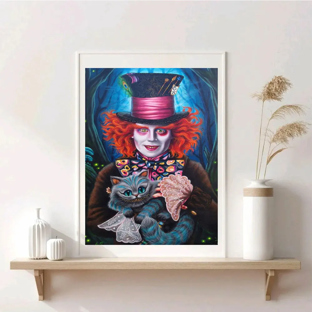 Алмазная картина Disney Сумасшедший Шляпник 30x40 см
