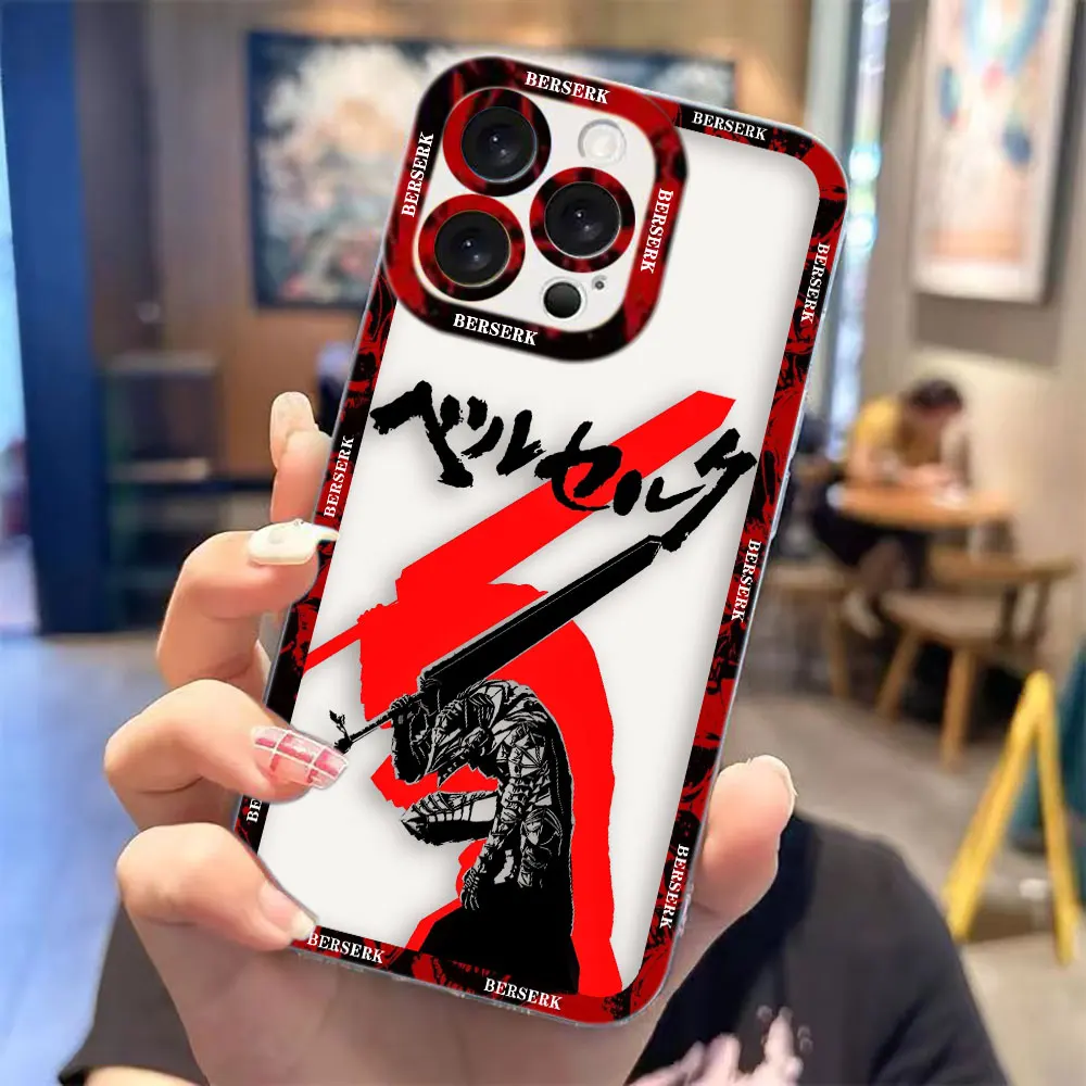 Фото Прозрачный чехол для телефона Infinix TECNO POVA 2 4 3 5 SMART 6 7 8 NOTE 10 11 12 30I 50 CAMON 20 30 40 Cover Hot Blood B-Berserk G-Guts №2