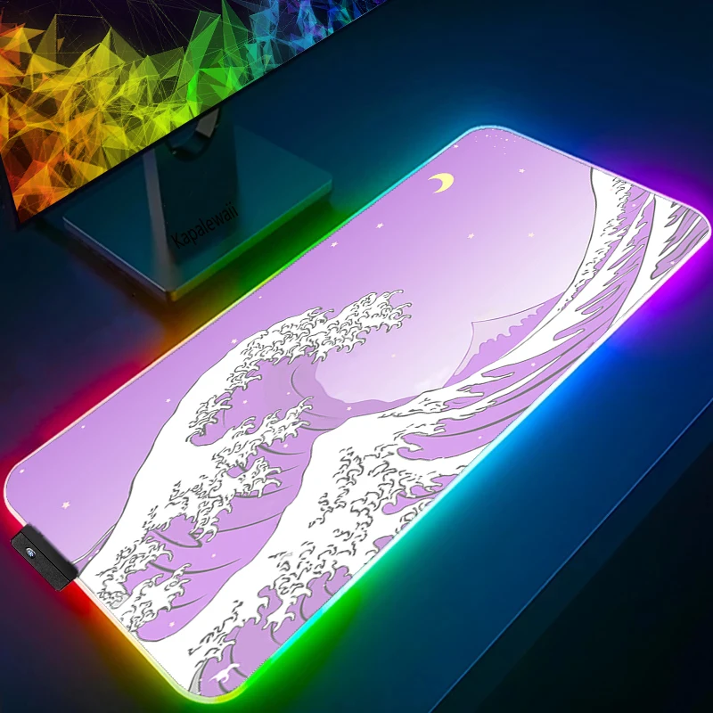 spac gaming mousepad rgb mouse pad gamer computer carpet rgb backlit mause pad large mousepad xxl for desk keyboard led mice mat free global shipping