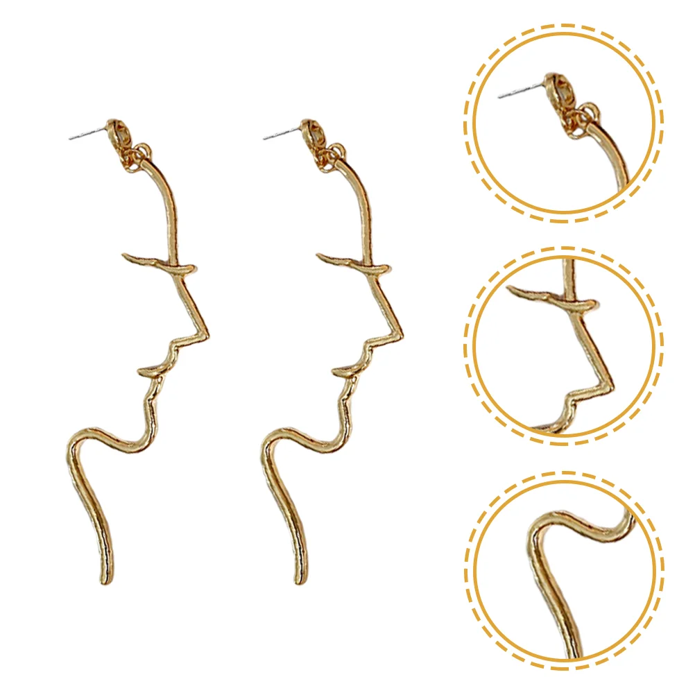 

Delicate Abstract Jewelry Teen Girls Ear Decor Alloy Earrings Earrings Trendy Earrings