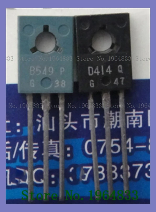 

2 шт./партия = пара 2SB549 2SD414 TO-126