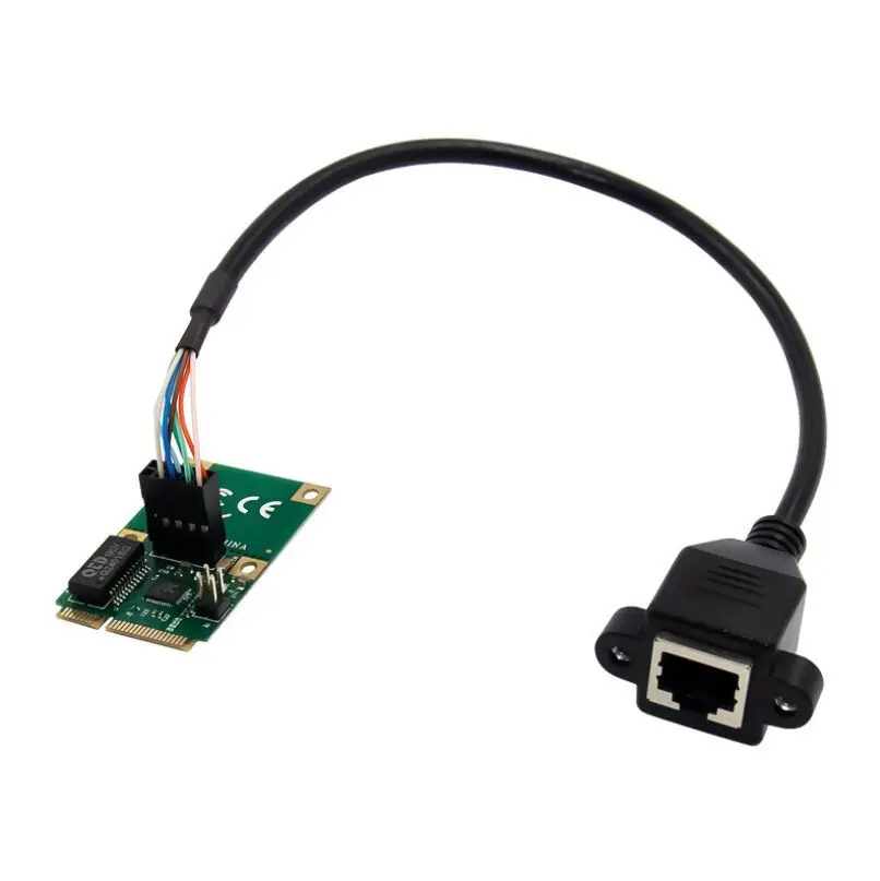 Фото Сетевые карты Mini PCIE, сетевая карта 1000 Мбит/с, Gigabit Ethernet RJ45, сетевой адаптер для ПК RTL8111F №2