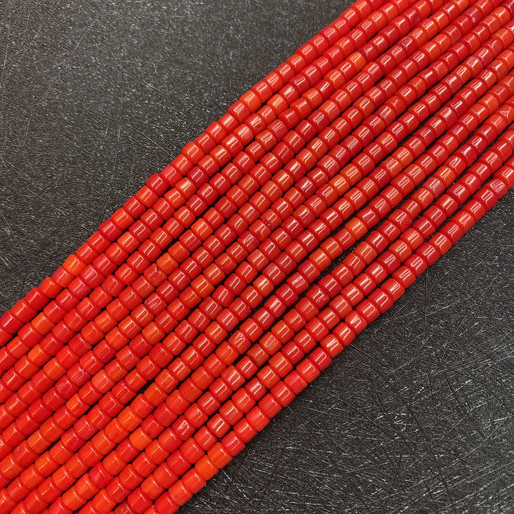 

Natural Sea Bamboo Coral Beads Tubular Beads for DIY Jewelry Making Bracelet Necklace Earrings Round Tube Cylindrical Coral Bead