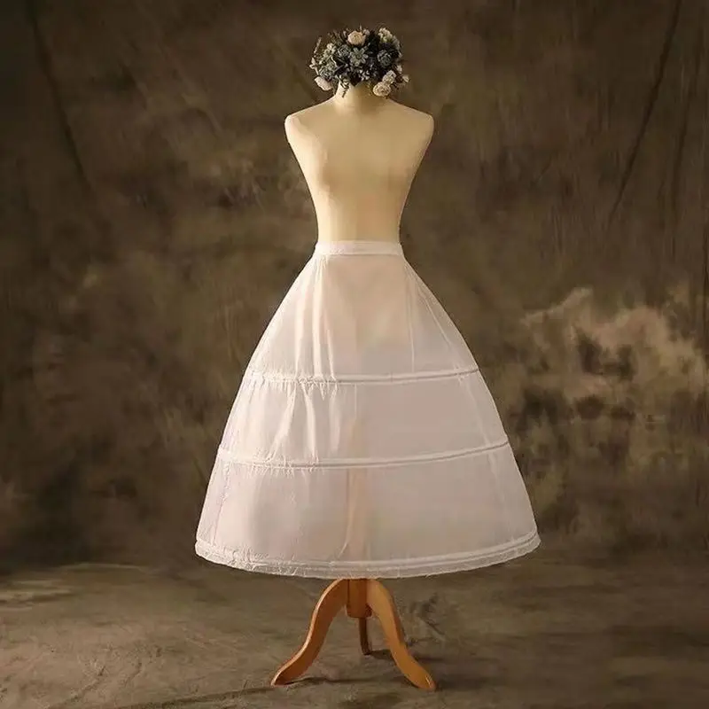 6 Hoop Petticoat Underskirt for Ball Gown Wedding Dress Underwear Crinoline Lolita Dress Accessories Underskirt Panniers