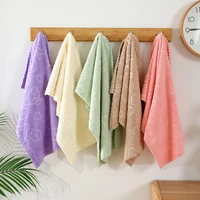 3575 fiber quick drying solid color beach towel microfiber cartoon bear absorbent printing bath towels for home hot sale