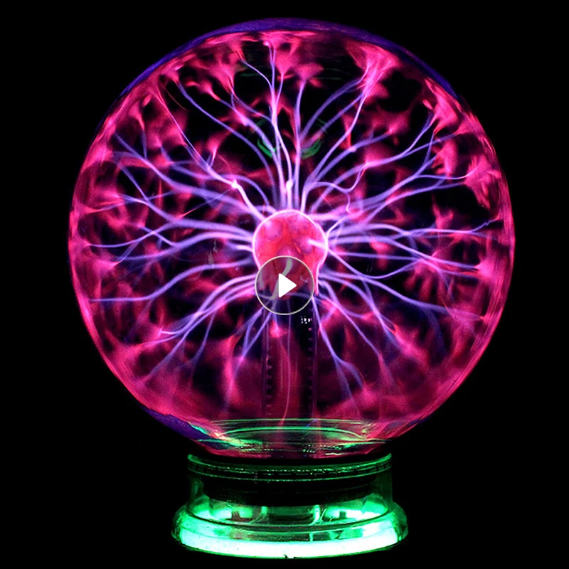 Household Products USB Plasma Ball Electrostatic Sphere Light Crystal Lamp Ball Desktop New Year Party Touch Sensitive Lights