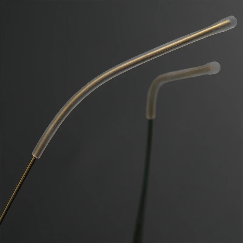 Оптические очки для женщин круглые Дания Linde 6582 титановые без винтов корейские