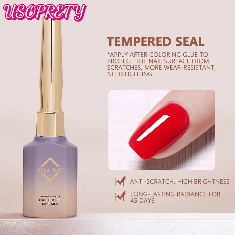 

15ml Gel Nail Polish Flowing Spar Scrub Wash-free Glitter Gel Laser Nail Shop Nails For Manicure UV LED Soak Off UV Gel TSLM1